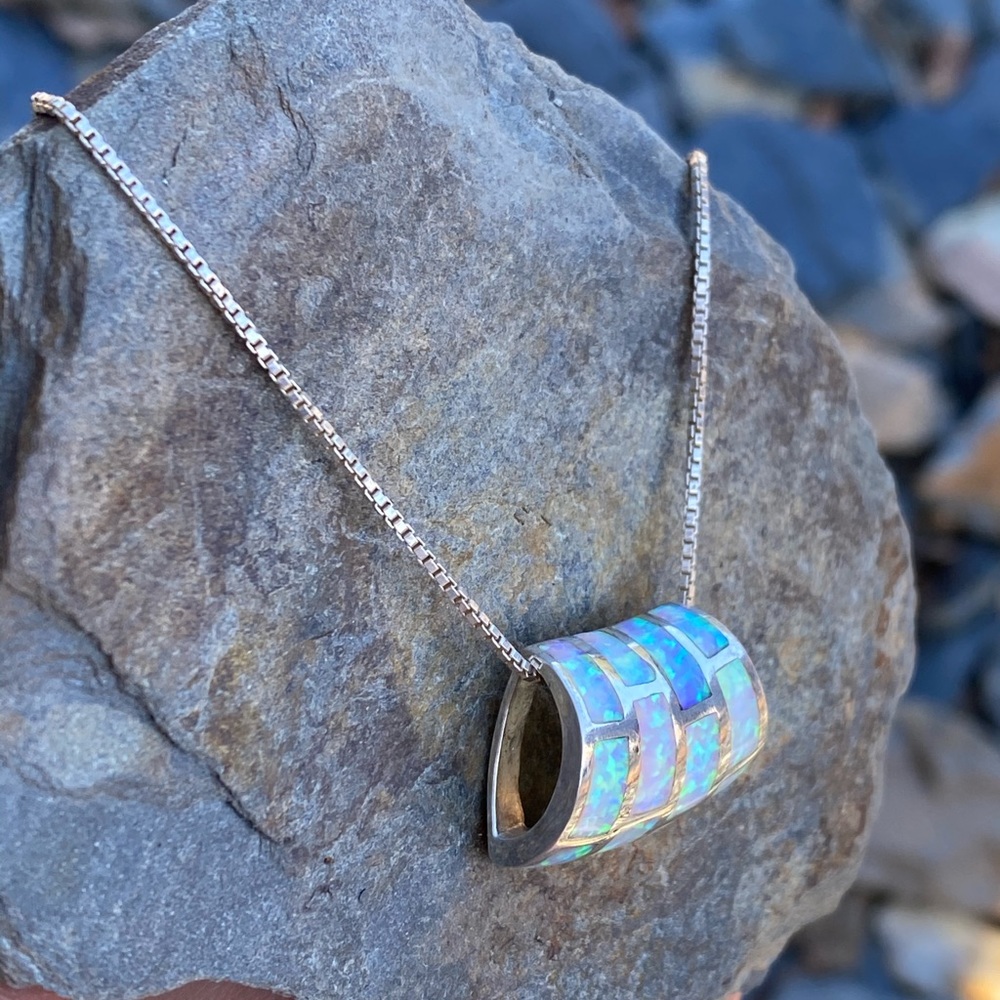 New! Sedona Opal Necklace - Picture 3 of 4